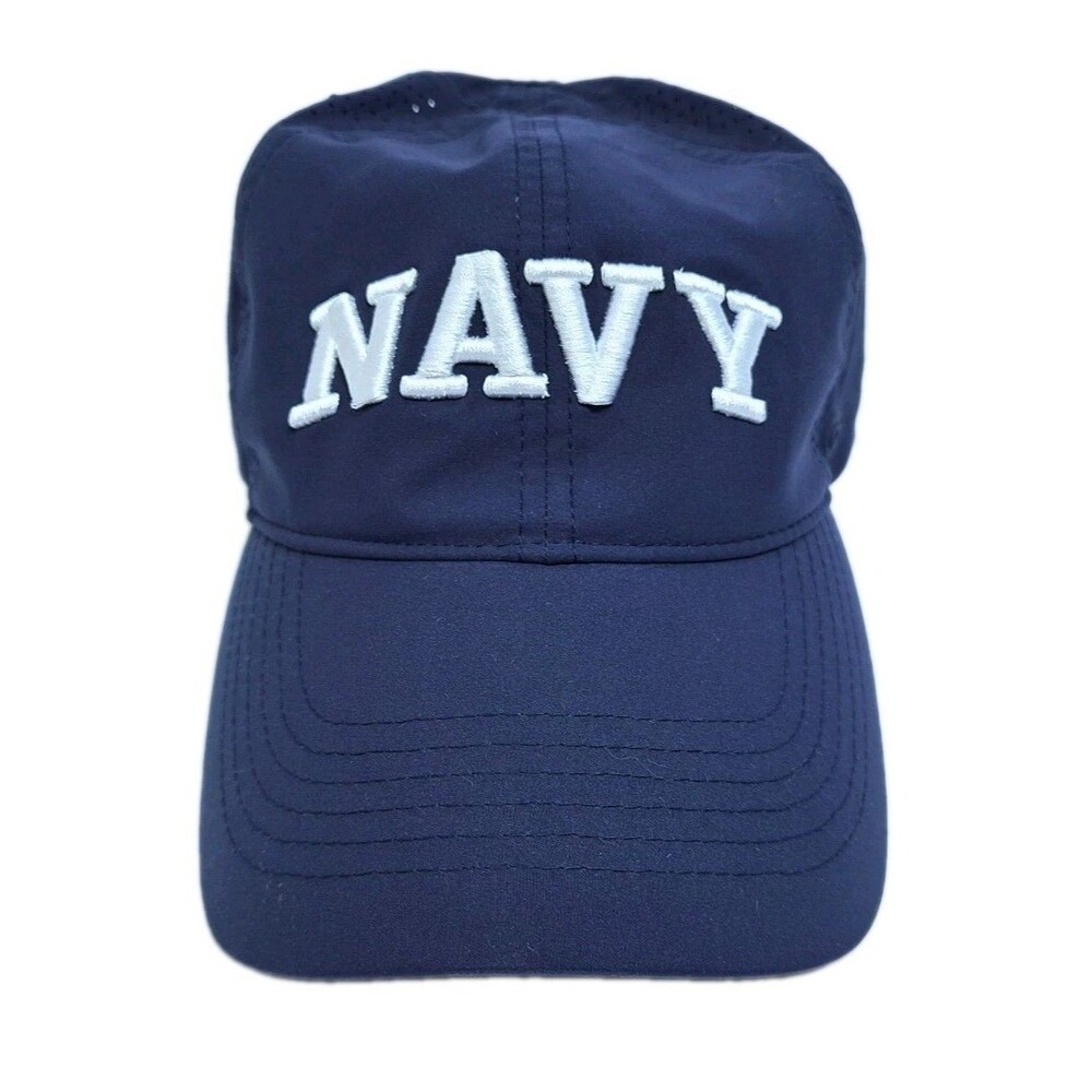 US Navy Ponyflo Hat Cap Baseball Blue Women’s Ponytail Running Gym Strapback
